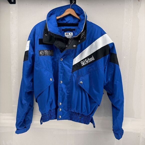Vintage Fila Vail CO Beaver Creek Wold Ski Champ School Coat & Pants Size Small - Picture 2 of 12